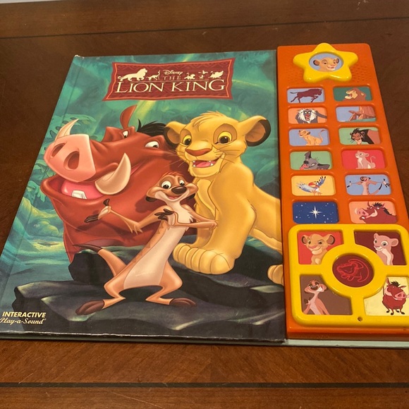 Disney Other Disneys The Lion King Interactive Play A Sound Book Poshmark